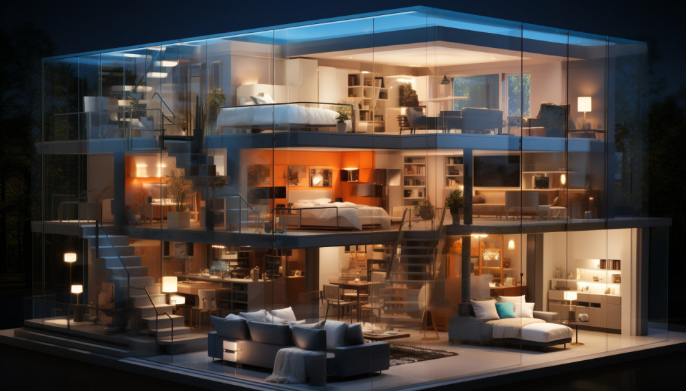 How does voice-controlled home automation work ?